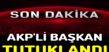 AKP’li Belediye Başkan