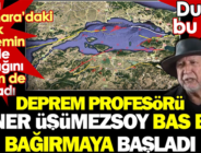 Profesör Şener Üşümezsoy bas bas bağırmaya başladı