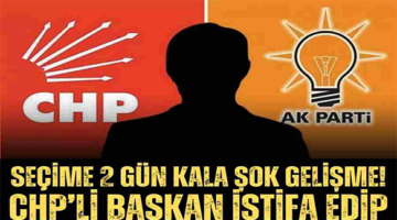 CHP’li Başkan Rakip Partiye Katıldı