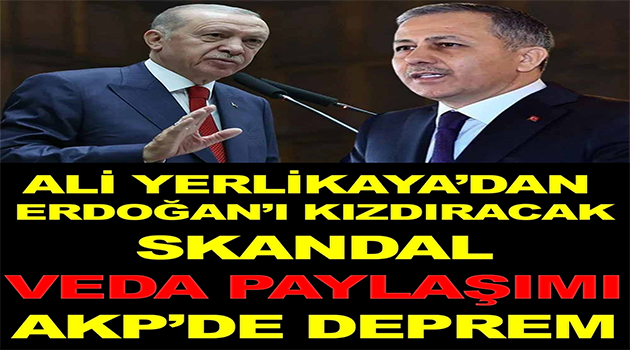 Ali Yerlikaya Açıkladı