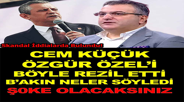 Cem Küçük Böyle Açıkladı
