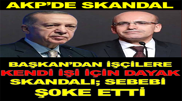 AKP’li Başkan’dan İşçiye Dayak