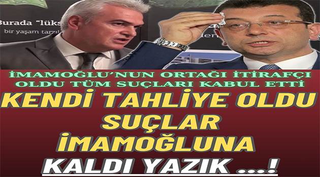 Ortağı itirafçı oldu