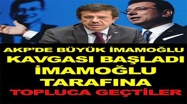 İmamoğlu Kavgası Başladı