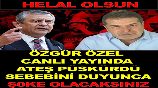 Özgür Özel Canlı Yayında