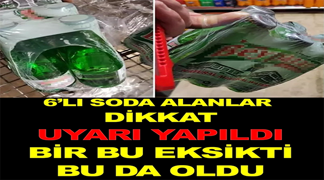 Uyarı yapıldı