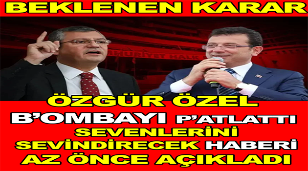 Sürpriz Karar Açıklandı